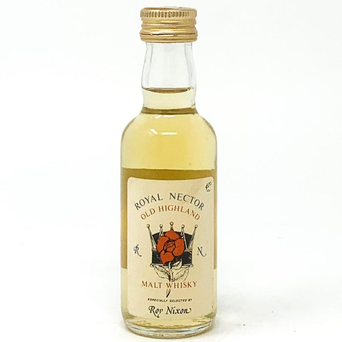 Royal Nector Old Highland Malt Whisky, Miniature, 5cl, 40% ABV - Old and Rare Whisky (4814243430463)