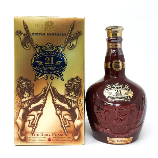 Royal Salute 21 Year Old Ruby Flagon Blended Scotch Whisky, 70cl, 40% ABV - Old and Rare Whisky (6949559173183)