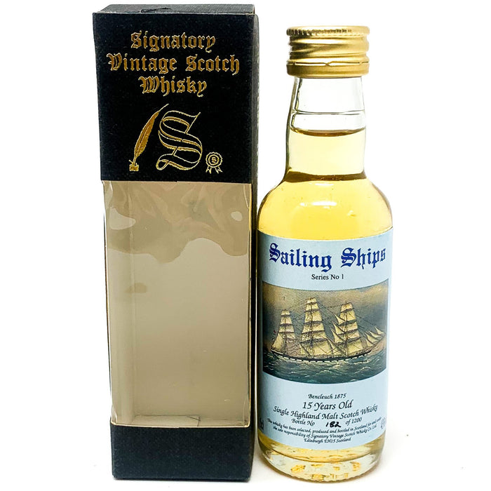 Sailing Ships 15 Year Old Series No 1 Scotch Whisky, Miniature, 5cl, 43% ABV - Old and Rare Whisky (6666364944447)