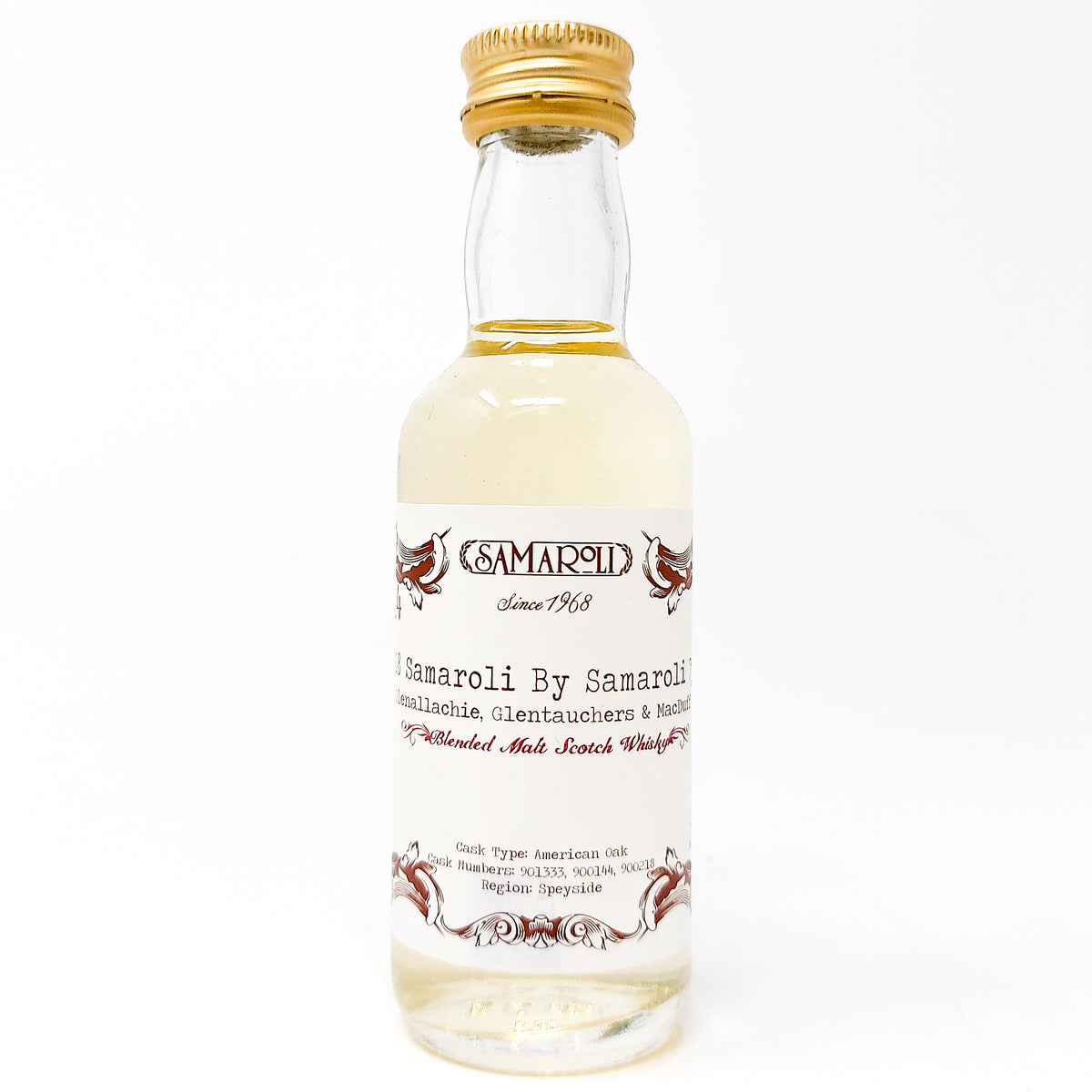 Samaroli 2008 7-Yr-Old Blended Malt Scotch Miniature | Old and Rare