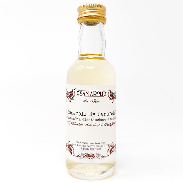 Samaroli By Samaroli 2008 7 Year Old Blended Malt Scotch Whisky, Miniature, 5cl, 43% ABV