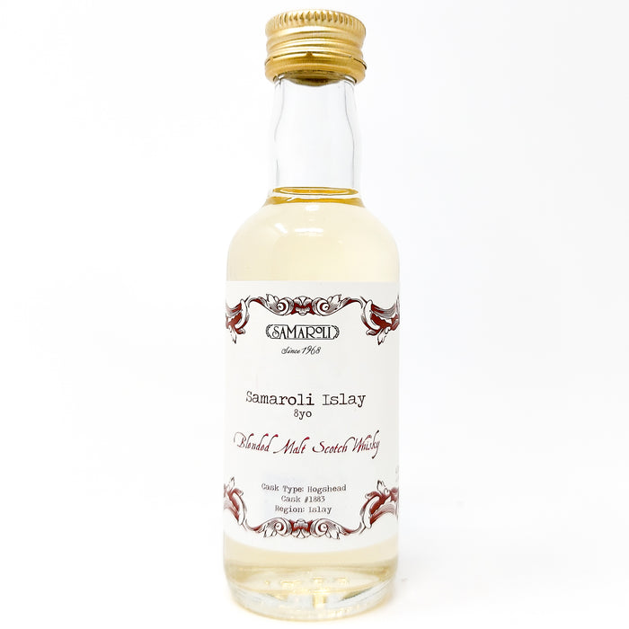 Samaroli Islay 8 Year Old Single Cask #1883 Samaroli Blended Malt Scotch Whisky, Miniature, 5cl, 43% ABV