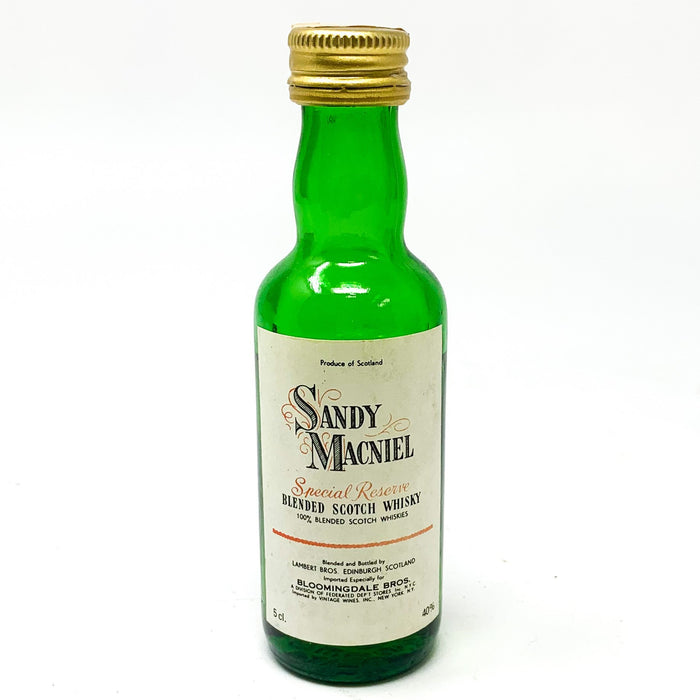 Sandy Macneil Scotch Whisky, Miniature, 5cl, 40% ABV - Old and Rare Whisky (6666178789439)