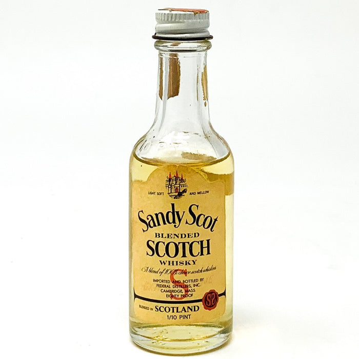 Sandy Scot Blended Scotch Whisky, Miniature, 5cl, 40% ABV - Old and Rare Whisky (6557552214079)
