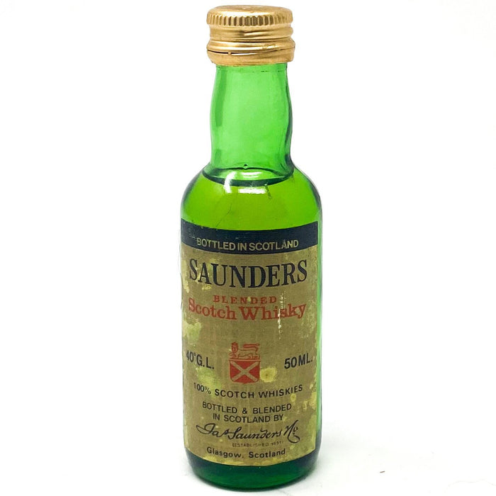 Saunders Blended Scotch Whisky, Miniatures, 5cl, 40% ABV - Old and Rare Whisky (6544383311935)