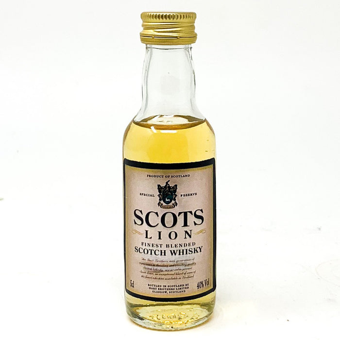 Scots Lion Finest Blended Scotch Whisky, Miniature, 5cl, 40% ABV - Old and Rare Whisky (4912227844159)