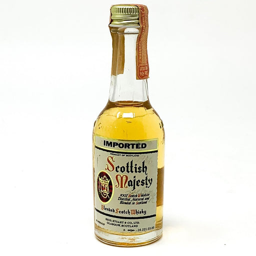 Scottish Majesty Blended Scotch Whisky, Miniature, 5cl, 40% ABV - Old and Rare Whisky (4481484128319)