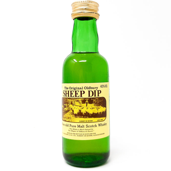 Original Oldbury Sheep Dip 8 Year Old Highland Malt Scotch Whisky, Miniature, 5cl, 40% ABV