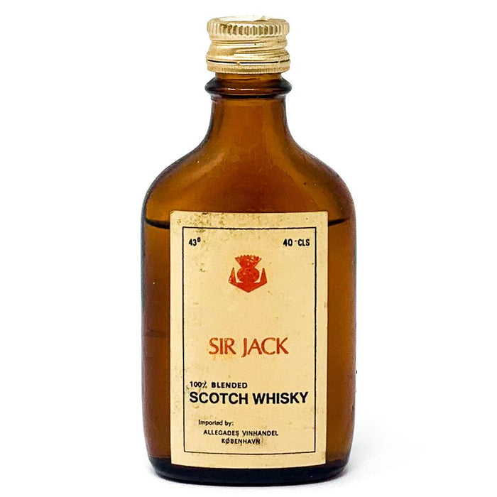 Sir Jack 100% Blended Scotch Whisky, Miniature, 4cl, 43% ABV - Old and Rare Whisky (4818159927359)