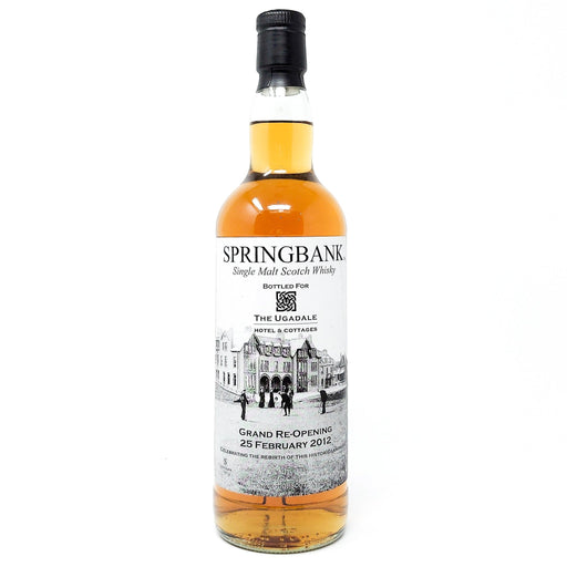 Springbank Grand Re-Opening The Ugadale Hotel Single Malt Scotch Whisky, 70cl, 46% ABV - Old and Rare Whisky (6984839102527)