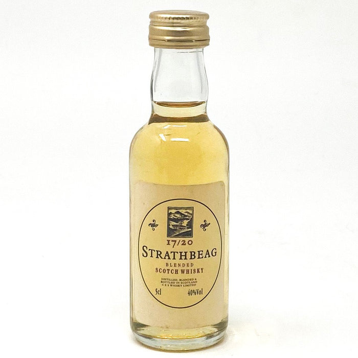 Strathbeag Blended Scotch Whisky, Miniature, 5cl, 40% ABV - Old and Rare Whisky (4815409152063)