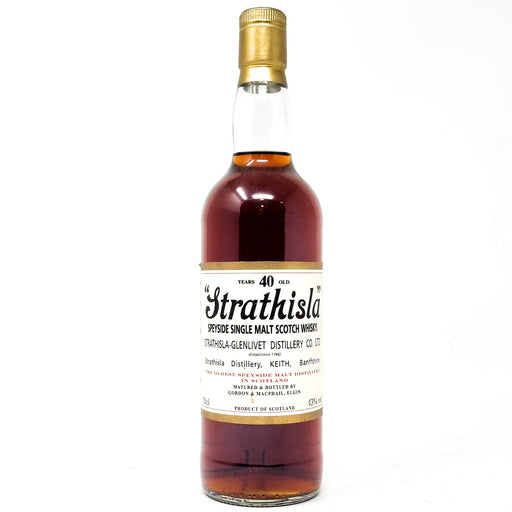 Strathisla 40 Year Old Gordon & Macphail Single Malt Scotch Whisky 70cl, 43% ABV - Old and Rare Whisky (6856928133183)