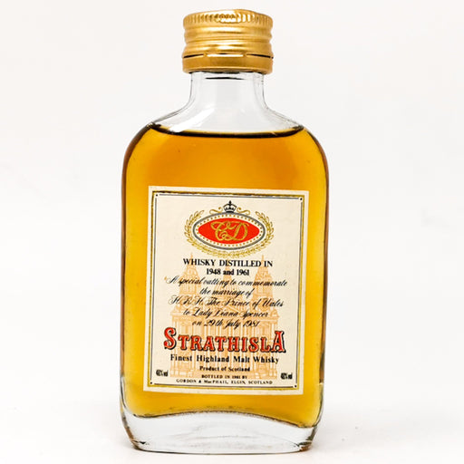Strathisla Commemorative Marriage Finest Highland Malt Whisky, Miniature, 5cl, 40% ABV - Old and Rare Whisky (6750938366015)