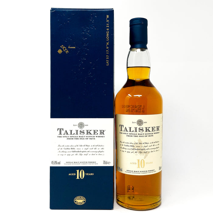 Talisker 10 Year Old Single Malt Scotch Whisky, 70cl, 45.8% ABV