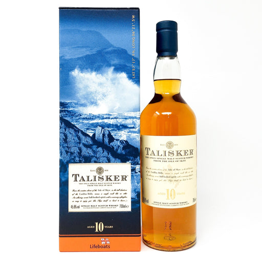 Talisker 10 Year Old Lifeboats Single Malt Scotch Whisky, 70cl, 45.8% ABV - Old and Rare Whisky (6988908986431)