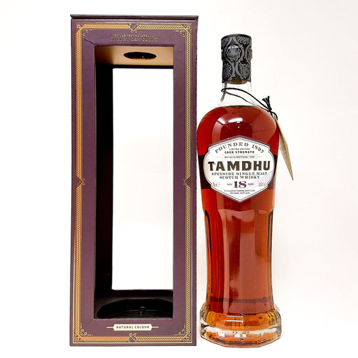 Tamdhu 18 Year Old Cask Strength Single Malt Scotch Whisky, 70cl, 56.8% ABV - Old and Rare Whisky (6984256454719)