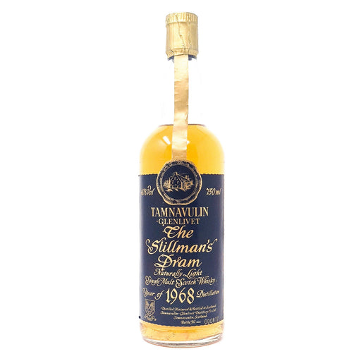 Tamnavulin Glenlivet The Stillman's Dram 1968 Malt Scotch Whisky, 75cl, 40% ABV - Old and Rare Whisky (4751472164927)