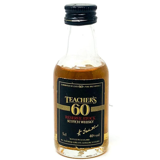 Teacher's 60 Reserve Stock Scotch Whisky, Miniature, 5cl, 40% ABV - Old and Rare Whisky (4942137065535)