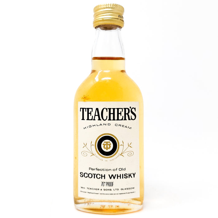 Teacher's Highland Cream Blended Scotch Whisky, Miniature, 5cl, 70° Proof