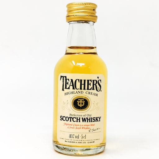 Teacher's Highland Cream Scotch Whisky, Miniature, 5cl, 40% ABV - Old and Rare Whisky (6766226505791)