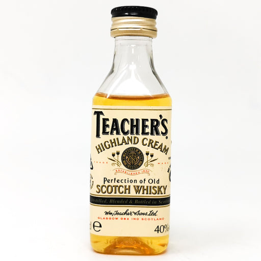 Teacher's Highland Cream Scotch Whisky, Miniature, 5cl, 40% ABV - Old and Rare Whisky (6766221393983)