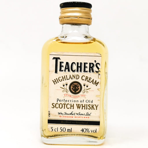 Teacher's Highland Cream Scotch Whisky, Miniature, 5cl, 40% ABV - Old and Rare Whisky (6766224244799)