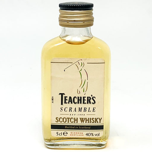 Teacher's Scramble Scotch Whisky, Miniature, 5cl, 40% ABV - Old and Rare Whisky (6701970358335)
