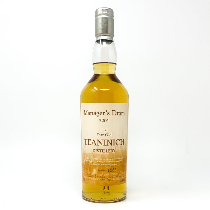 Teaninich 17 Year Old The Manager's Dram Scotch Whisky, 70cl, 58.3% ABV - Old and Rare Whisky (4362195435583)