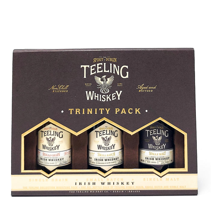 Teeling Trinity Pack Miniature Irish Whiskey, MIniature, 3 x 5cl, 46% ABV (7002567901247)