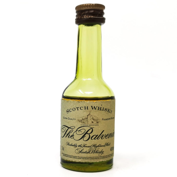 The Balvenie Finest Highland Malt Scotch Whisky, Miniature, 3cl, 40% ABV - Old and Rare Whisky (4822863249471)