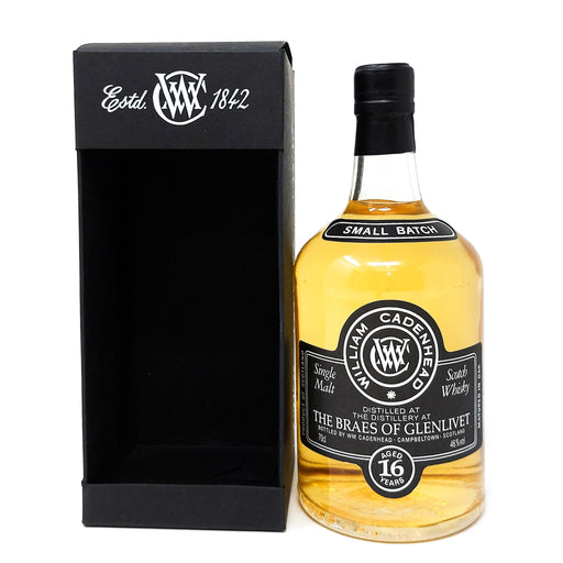 The Braes of Glenlivet (Braeval) 16 Year Old Cadenhead's, 70cl, 46% ABV - Old and Rare Whisky (6937093701695)