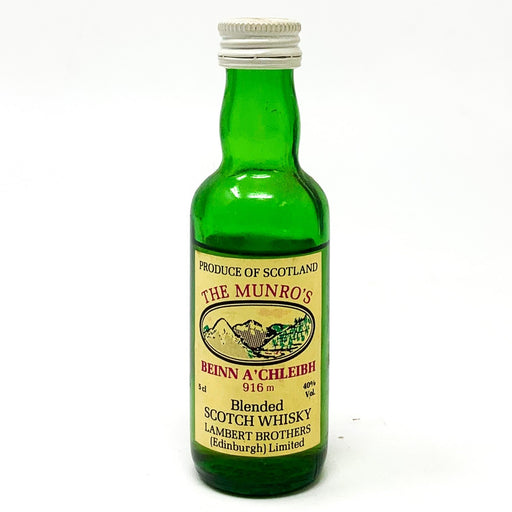 The Munro's 'Beinn A'Chleibh' Scotch Whisky, Miniature, 5cl, 40% ABV - Old and Rare Whisky (6647198285887)