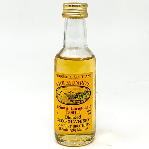 The Munro's 'Beinn a'Chreachain' Scotch Whisky, Miniature, 5cl, 40% ABV - Old and Rare Whisky (6642452267071)