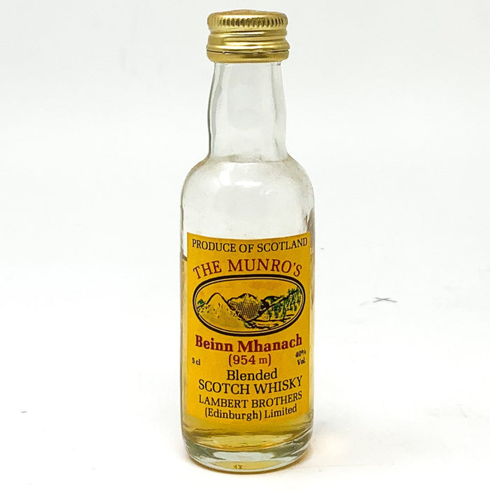 The Munro's 'Beinn Mhanach' Scotch Whisky, Miniature, 5cl, 40% ABV - Old and Rare Whisky (6643713867839)