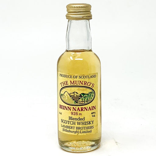 The Munro's 'Beinn Narnain' Scotch Whisky, Miniature, 5cl, 40% ABV - Old and Rare Whisky (4957564272703)