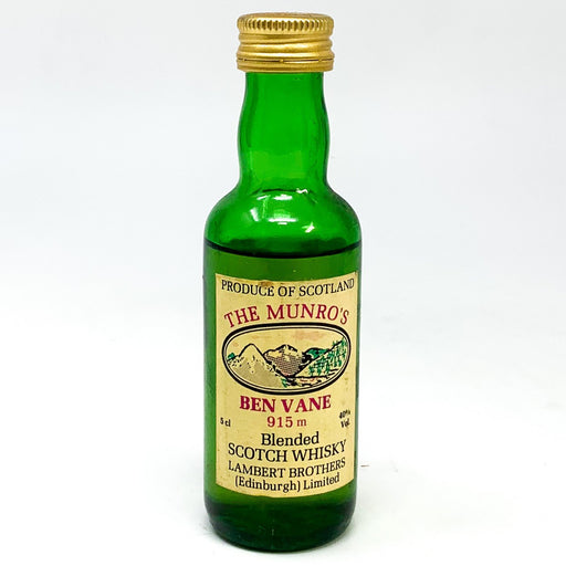 The Munro's 'Ben Vane' Scotch Whisky, Miniature, 5cl, 40% ABV - Old and Rare Whisky (6647159652415)