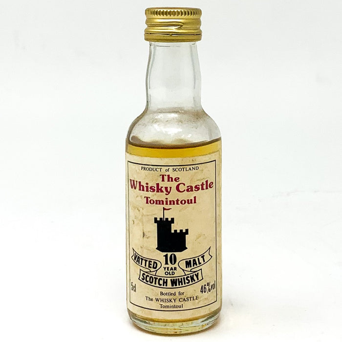 The Whisky Castle Tomintoul 10 year Old Scotch Whisky, Miniature 5cl, 46% ABV - Old and Rare Whisky (6642603655231)
