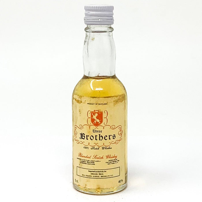 Three Brothers 100% Scotch Whisky, Miniature, 5cl, 40% ABV - Old and Rare Whisky (4822897950783)
