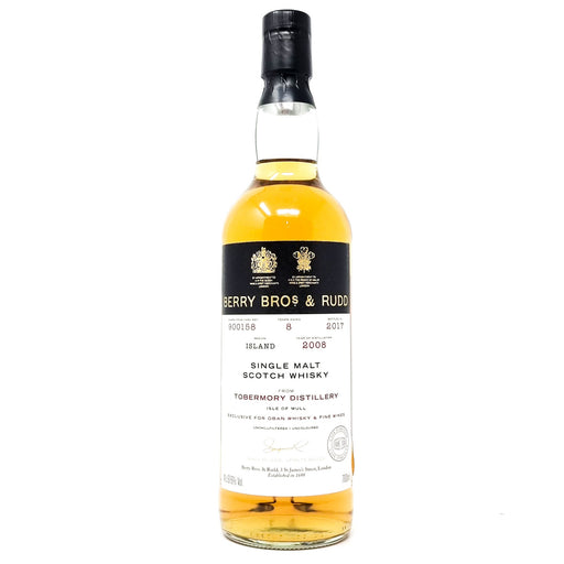 Tobermory 8 Year Old Berry Bros Single Malt Scotch Whisky 70cl, 67.6% ABV - Old and Rare Whisky (6890280419391)