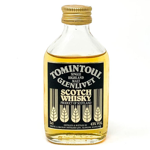 Tomintoul Glenlivet Highland Scotch Whisky, Miniature, 5cl, 43% ABV - Old and Rare Whisky (4938792665151)