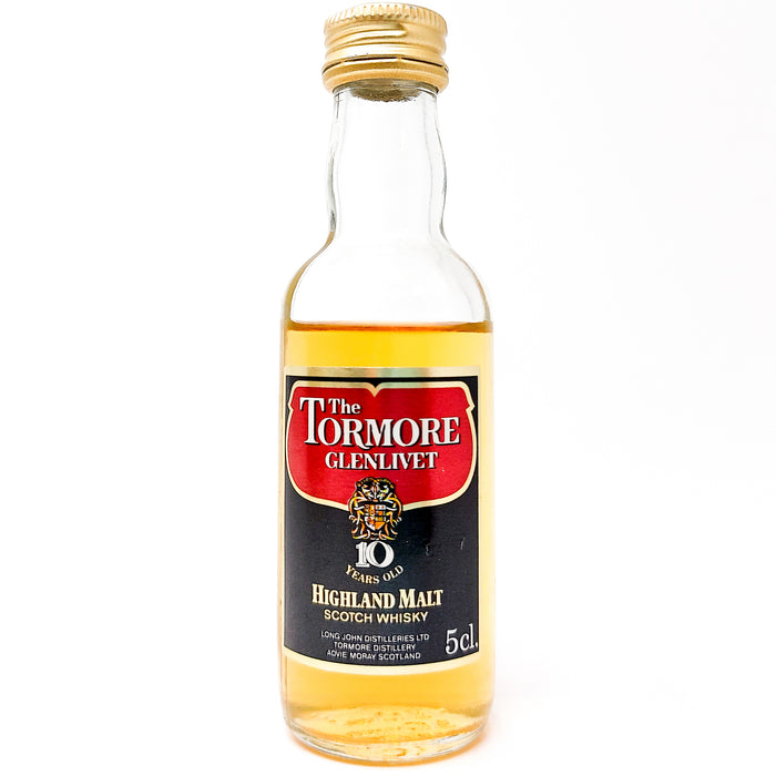 Tormore-Glenlivet 10 Year Old Single Malt Scotch Whisky, Miniature, 5cl, 40% ABV