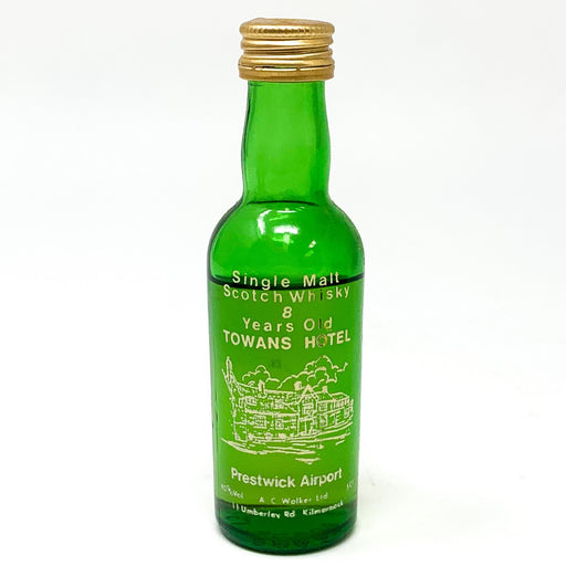 Towans Hotel 8 Year Old Scotch Whisky, Miniature, 5cl, 40% ABV - Old and Rare Whisky (6644607156287)