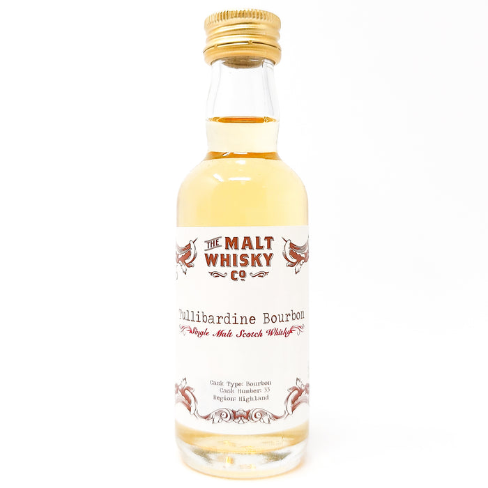 Tullibardine Bourbon The Malt Whisky Co. Single Malt Scotch Whisky, Miniature, 5cl, 60.9% ABV