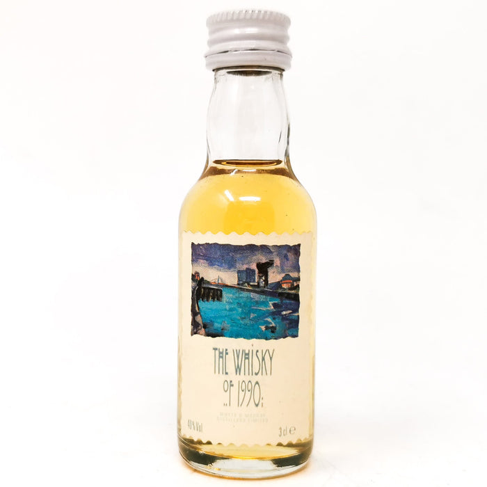 Whyte & Mackay's 1990 Whisky, Miniature, 3cl, 40% ABV - Old and Rare Whisky (6850121498687)