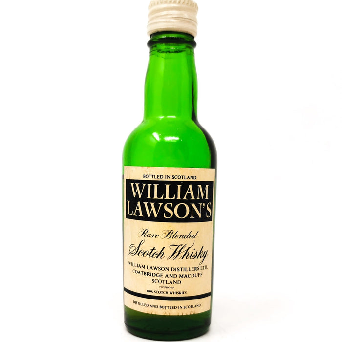 William Lawson's Finest Blended Scotch Whisky, Miniature, 5cl, 70 Proof - Old and Rare Whisky (6850119434303)