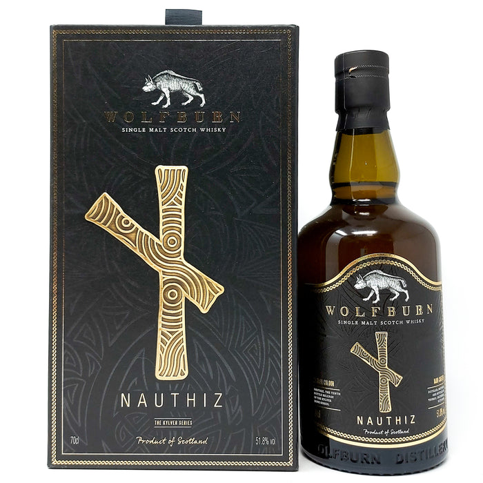 Wolfburn Nauthiz Kylver Series 10th Edition Single Malt Scotch Whisky, 70cl, 51.8% ABV